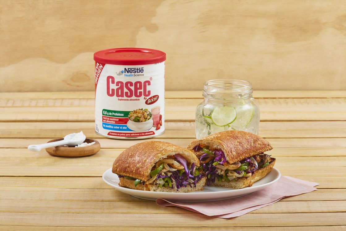 Chapata con alambre de vegetales