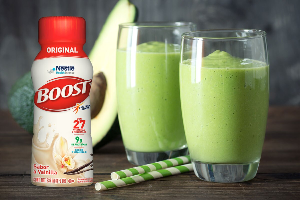Batido de aguacate con vainilla