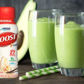 Batido de aguacate con vainilla